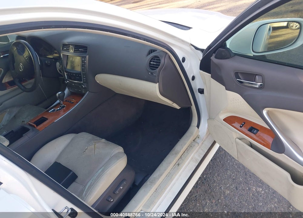 2009 LEXUS IS 250 VIN: JTHBK262695103462