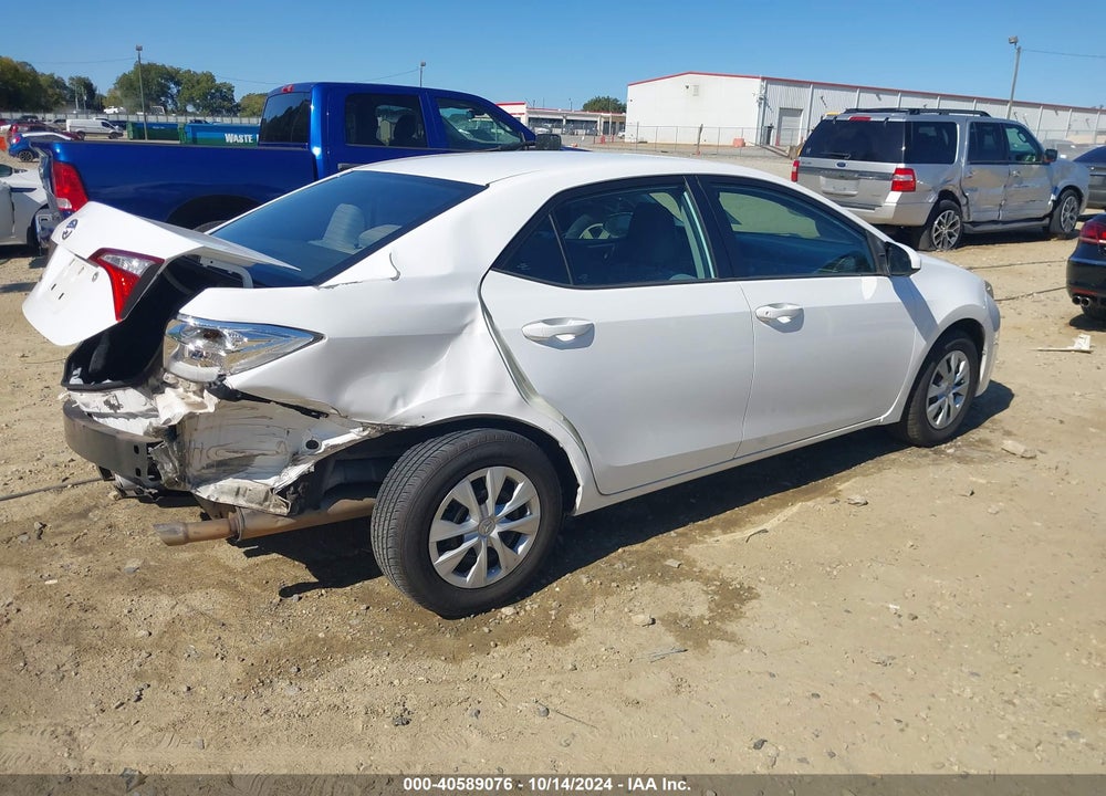 2014 TOYOTA COROLLA L VIN: 2T1BURHE5EC208079