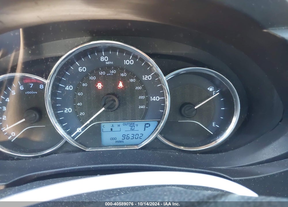 2014 TOYOTA COROLLA L VIN: 2T1BURHE5EC208079