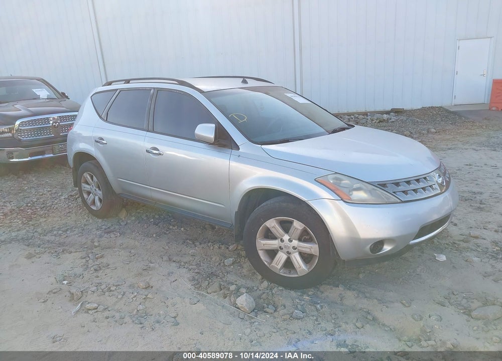 2007 NISSAN MURANO S VIN: JN8AZ08T57W524751