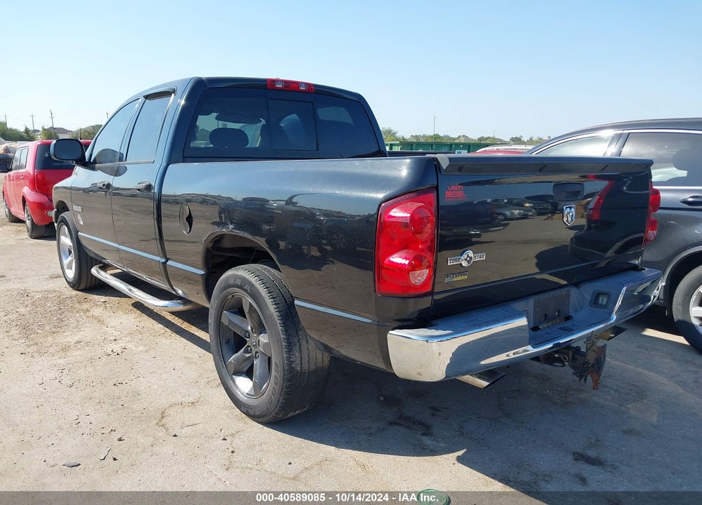 2008 DODGE RAM 1500 SLT VIN: 1D7HA18N38S606078