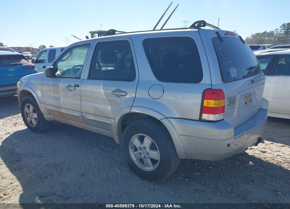 2005 FORD ESCAPE LIMITED VIN: 1FMCU04125KE50034