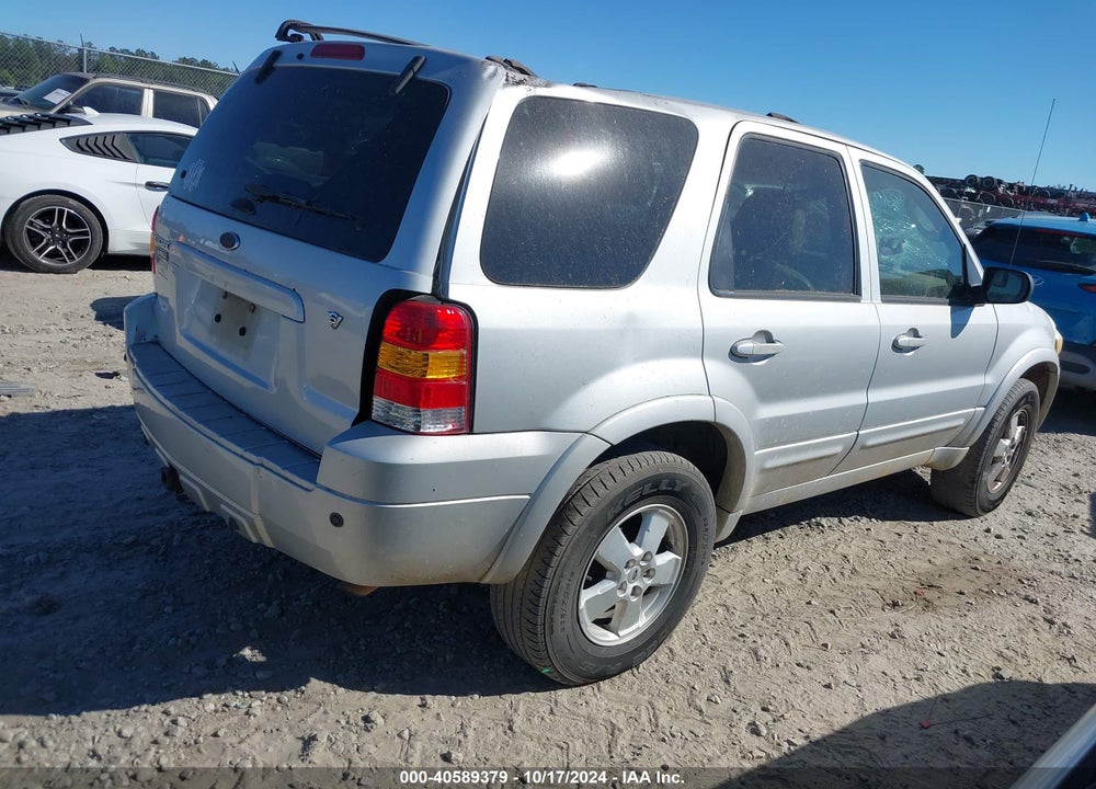 2005 FORD ESCAPE LIMITED VIN: 1FMCU04125KE50034
