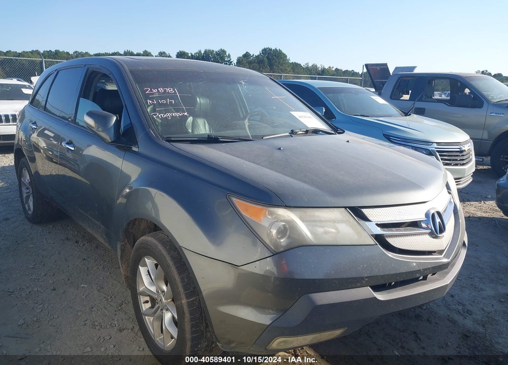 2007 ACURA MDX TECHNOLOGY PACKAGE VIN: 2HNYD28477H552153