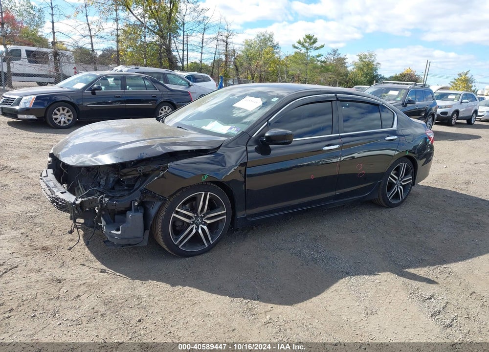 2017 HONDA ACCORD SPORT VIN: 1HGCR2F56HA159789