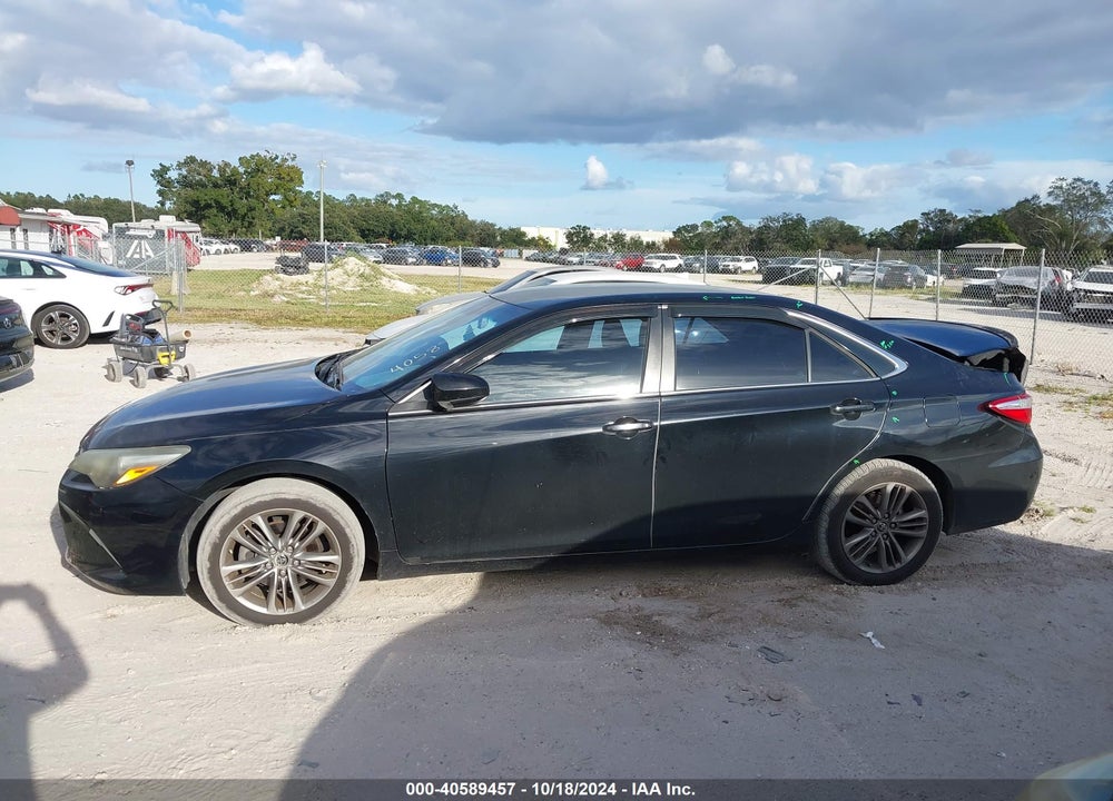 2015 TOYOTA CAMRY SE VIN: 4T1BF1FK2FU008491