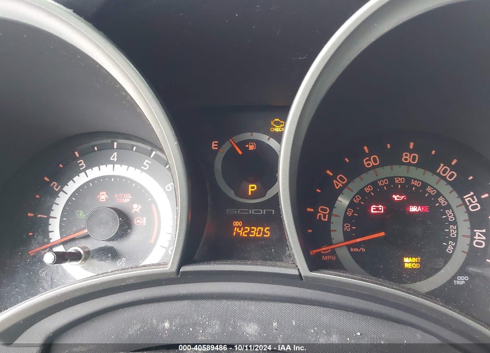 2011 SCION TC VIN: JTKJF5C72B3001377