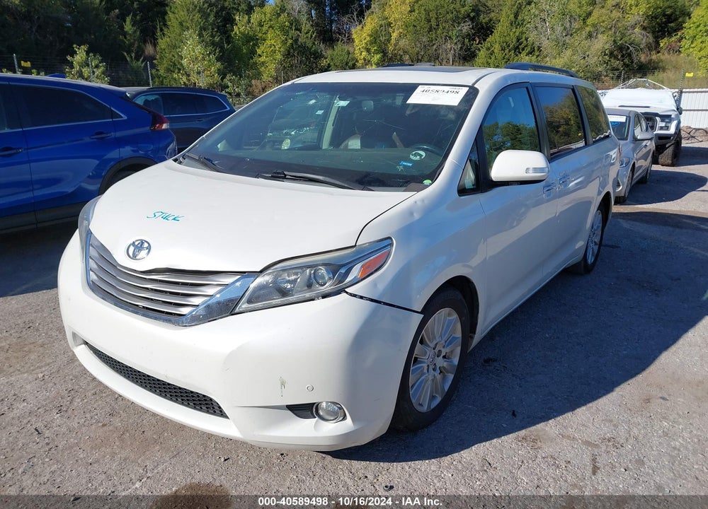 2015 TOYOTA SIENNA LIMITED PREMIUM 7 PASSENGER VIN: 5TDYK3DC9FS671921