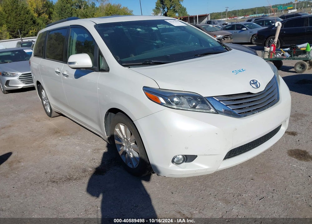 2015 TOYOTA SIENNA LIMITED PREMIUM 7 PASSENGER VIN: 5TDYK3DC9FS671921