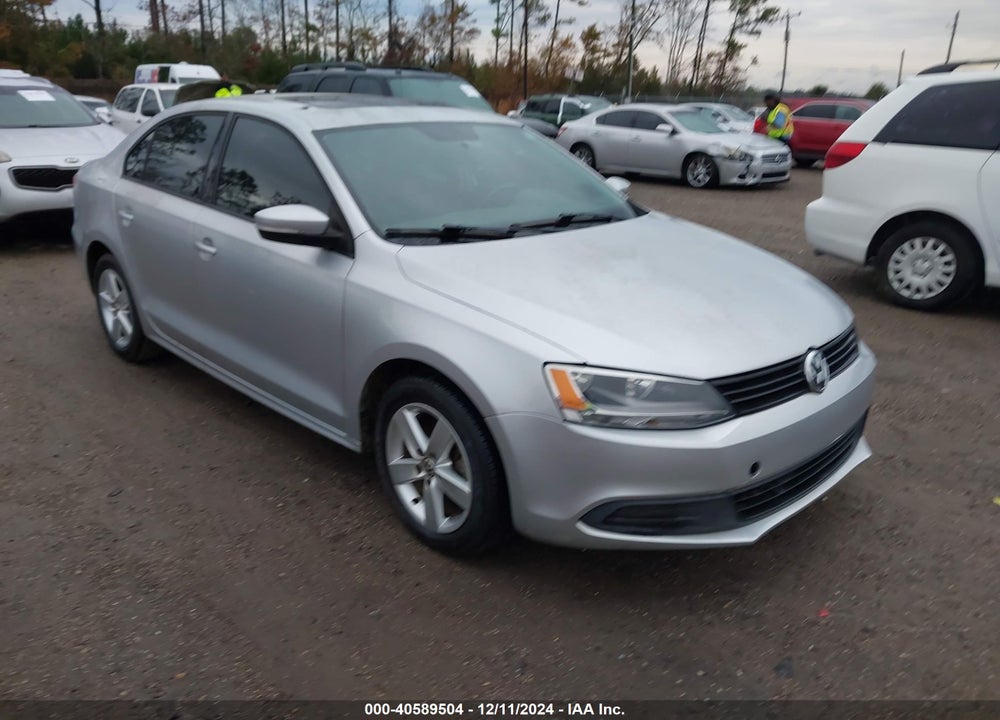 2012 VOLKSWAGEN JETTA 2.0L TDI VIN: 3VWLL7AJ7CM415870