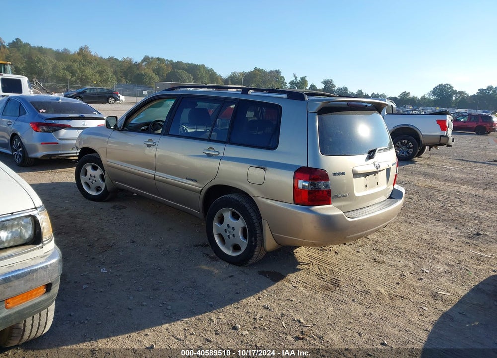 2007 TOYOTA HIGHLANDER LIMITED V6 VIN: JTEEP21A870219055