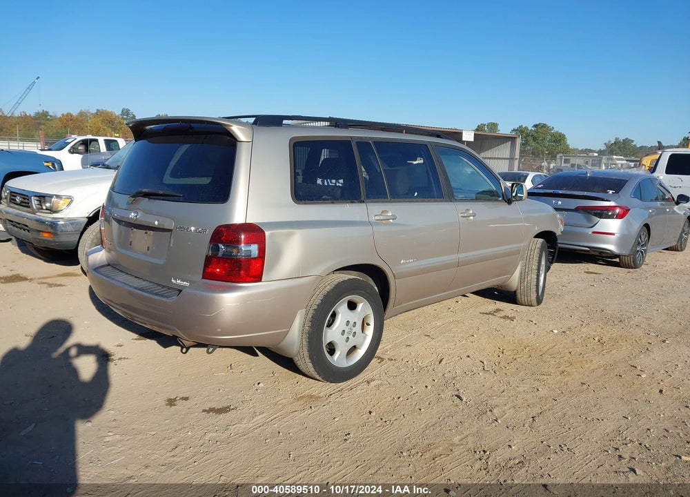 2007 TOYOTA HIGHLANDER LIMITED V6 VIN: JTEEP21A870219055
