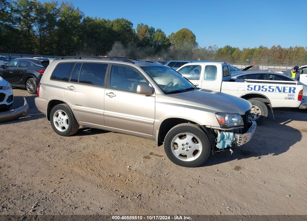 2007 TOYOTA HIGHLANDER LIMITED V6 VIN: JTEEP21A870219055