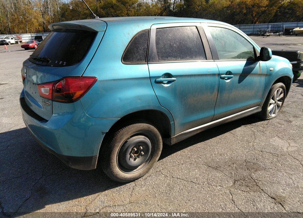 2014 MITSUBISHI OUTLANDER SPORT ES VIN: 4A4AP3AUXEE028183