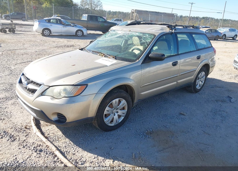 2008 SUBARU OUTBACK VIN: 4S4BP60C186355250