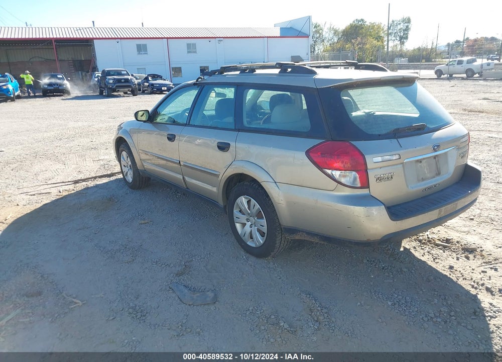 2008 SUBARU OUTBACK VIN: 4S4BP60C186355250