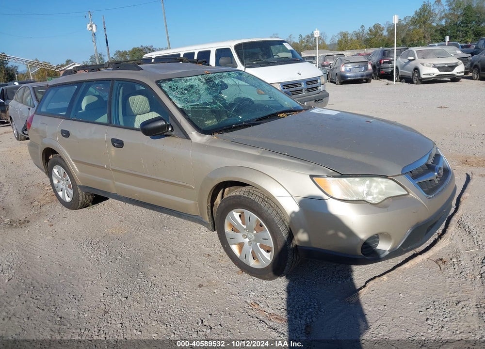 2008 SUBARU OUTBACK VIN: 4S4BP60C186355250