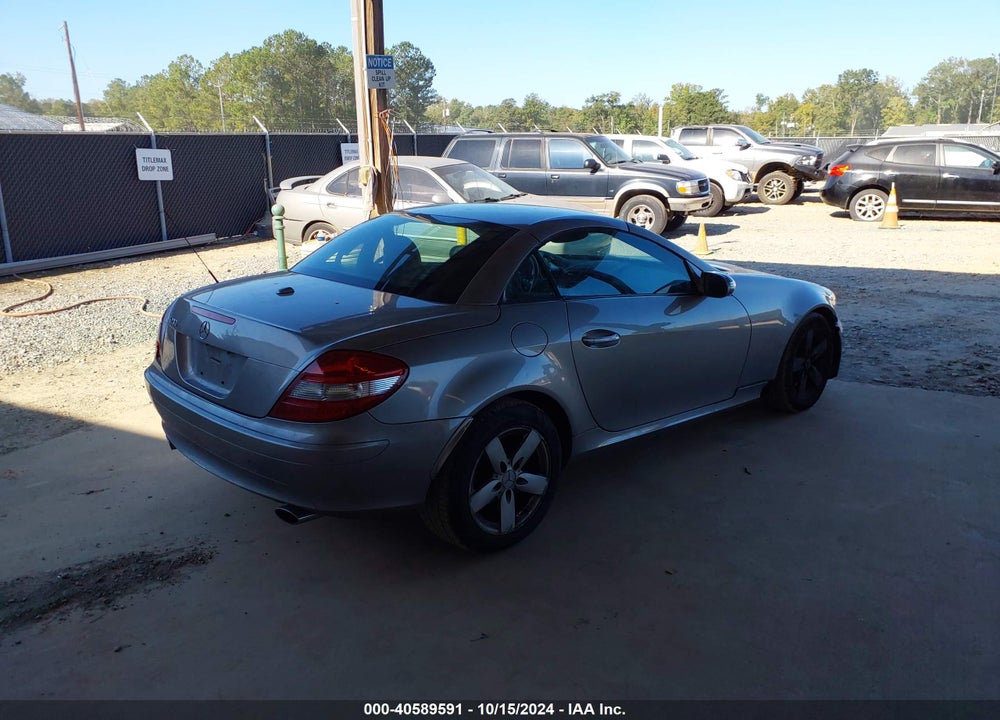 2006 MERCEDES-BENZ SLK 280 VIN: WDBWK54F16F092711