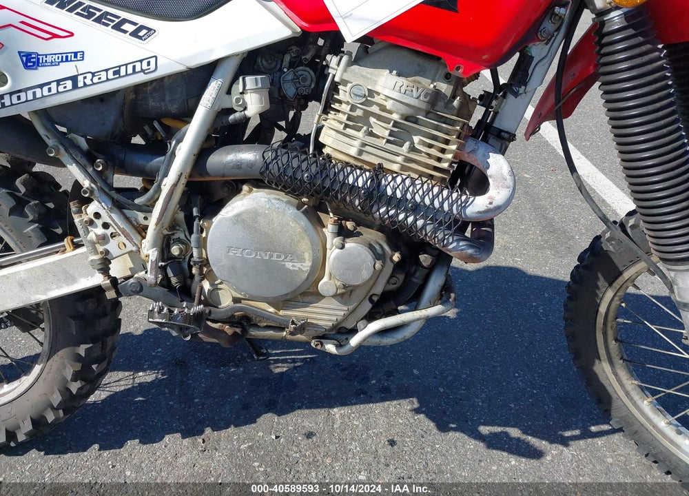 2002 HONDA XR650 L VIN: JH2RD06062K001168