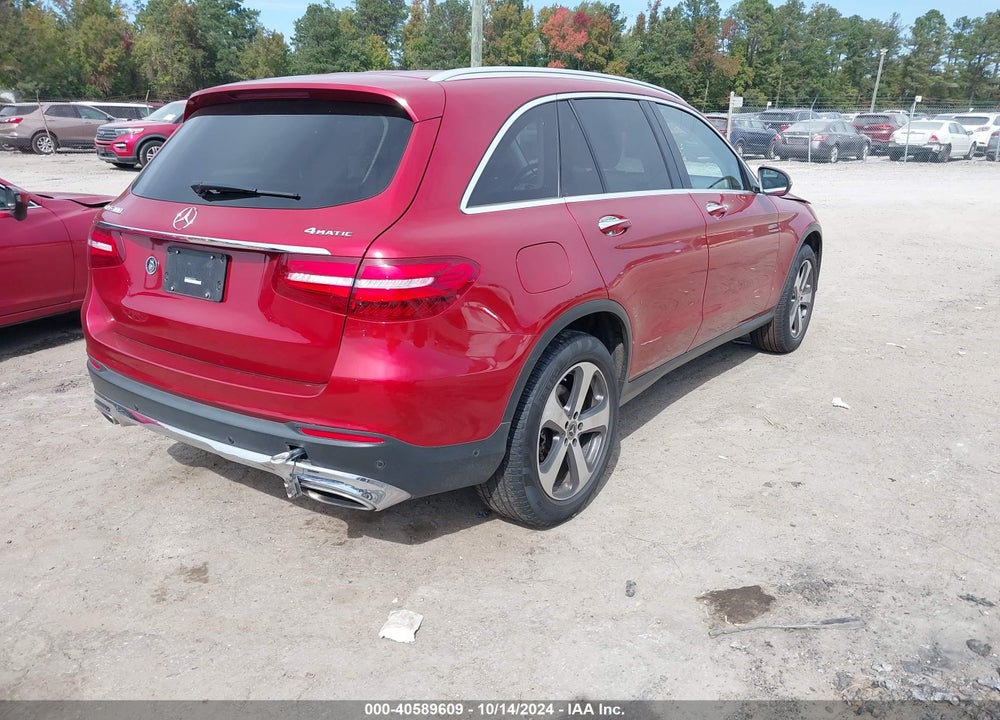 2018 MERCEDES-BENZ GLC 300 4MATIC VIN: WDC0G4KBXJV077491