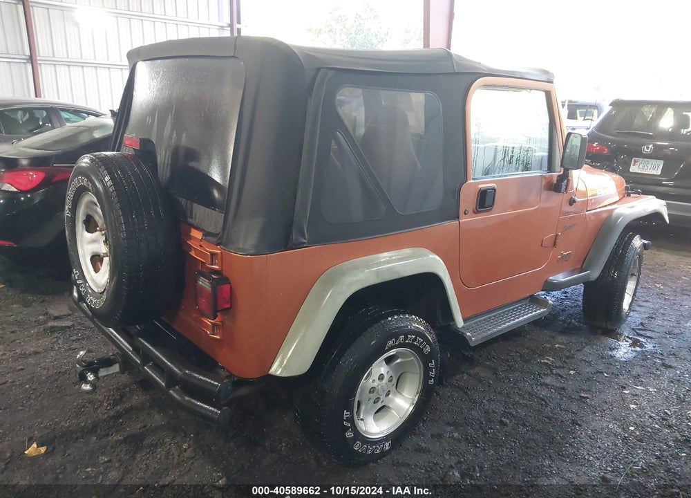 2001 JEEP WRANGLER SPORT VIN: 1J4FA49S11P336360