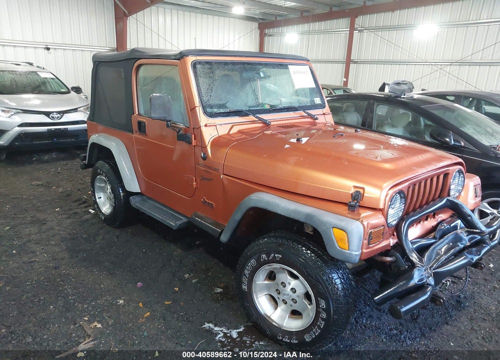 2001 JEEP WRANGLER SPORT VIN: 1J4FA49S11P336360