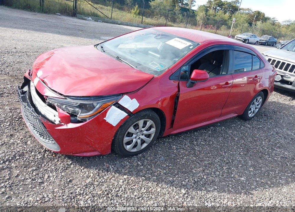 2020 TOYOTA COROLLA LE VIN: JTDEPRAE0LJ083203