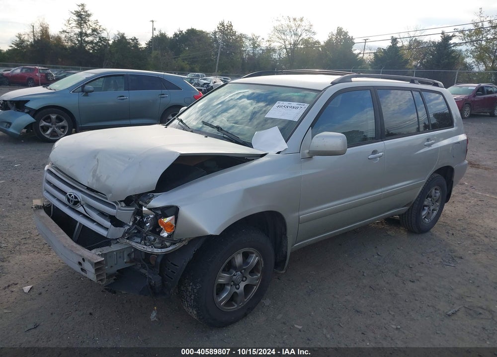 2004 TOYOTA HIGHLANDER V6 VIN: JTEEP21AX40039880