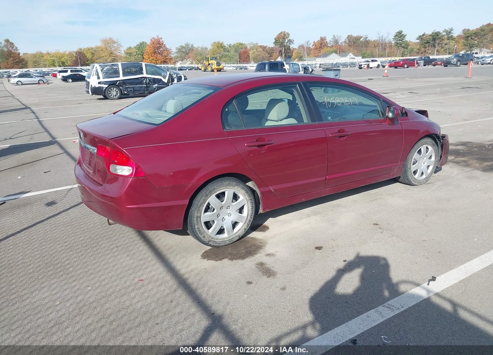 2009 HONDA CIVIC LX VIN: 2HGFA16579H348565
