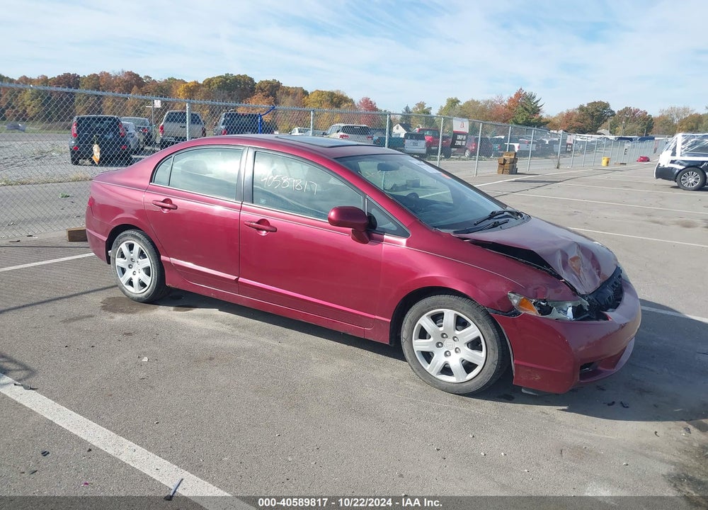 2009 HONDA CIVIC LX VIN: 2HGFA16579H348565