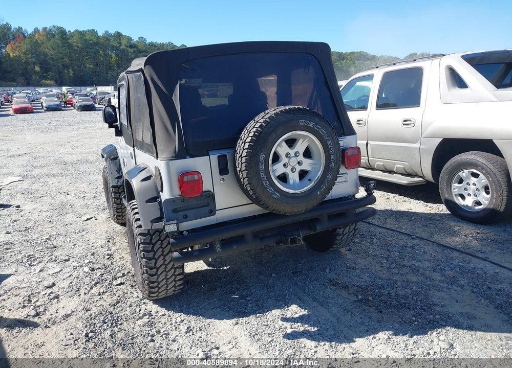 2004 JEEP WRANGLER SPORT VIN: 1J4FA49S84P720768