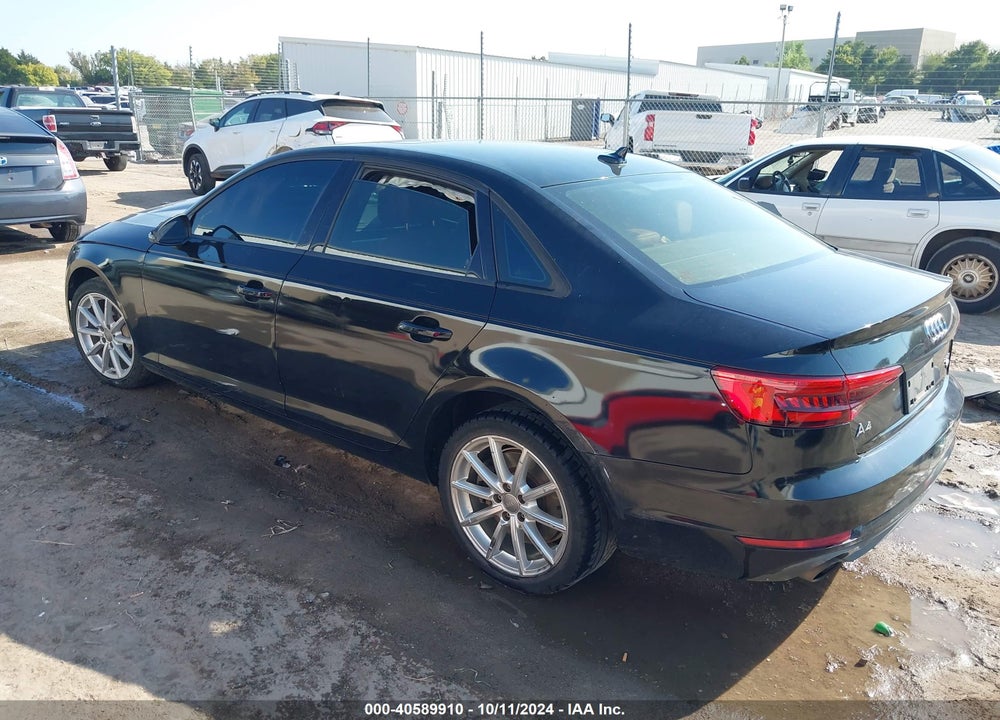 2017 AUDI A4 VIN: WAUANAF4XHN042239
