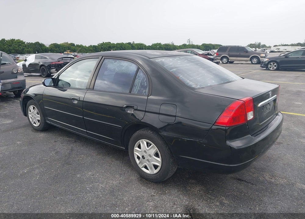 2003 HONDA CIVIC LX VIN: 2HGES16563H526739