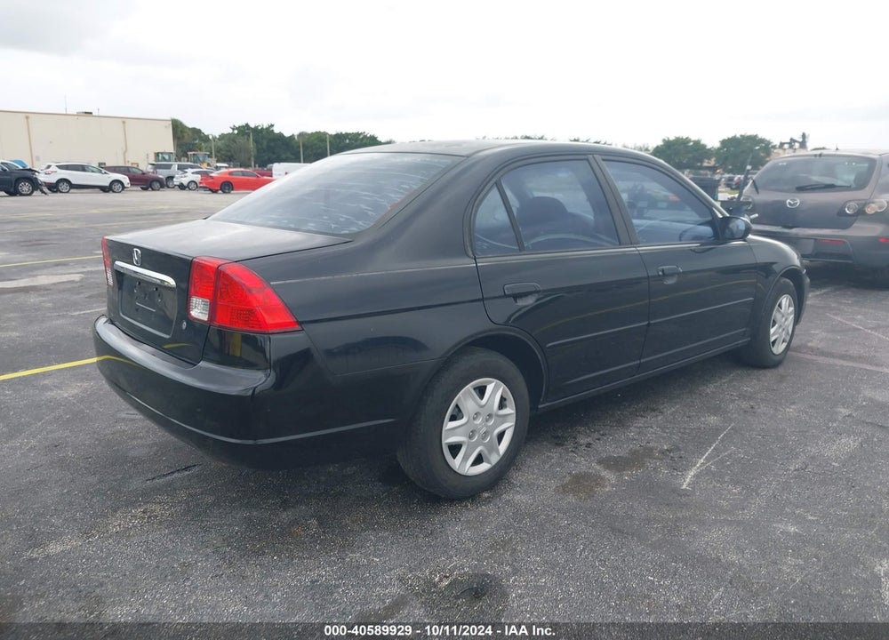 2003 HONDA CIVIC LX VIN: 2HGES16563H526739