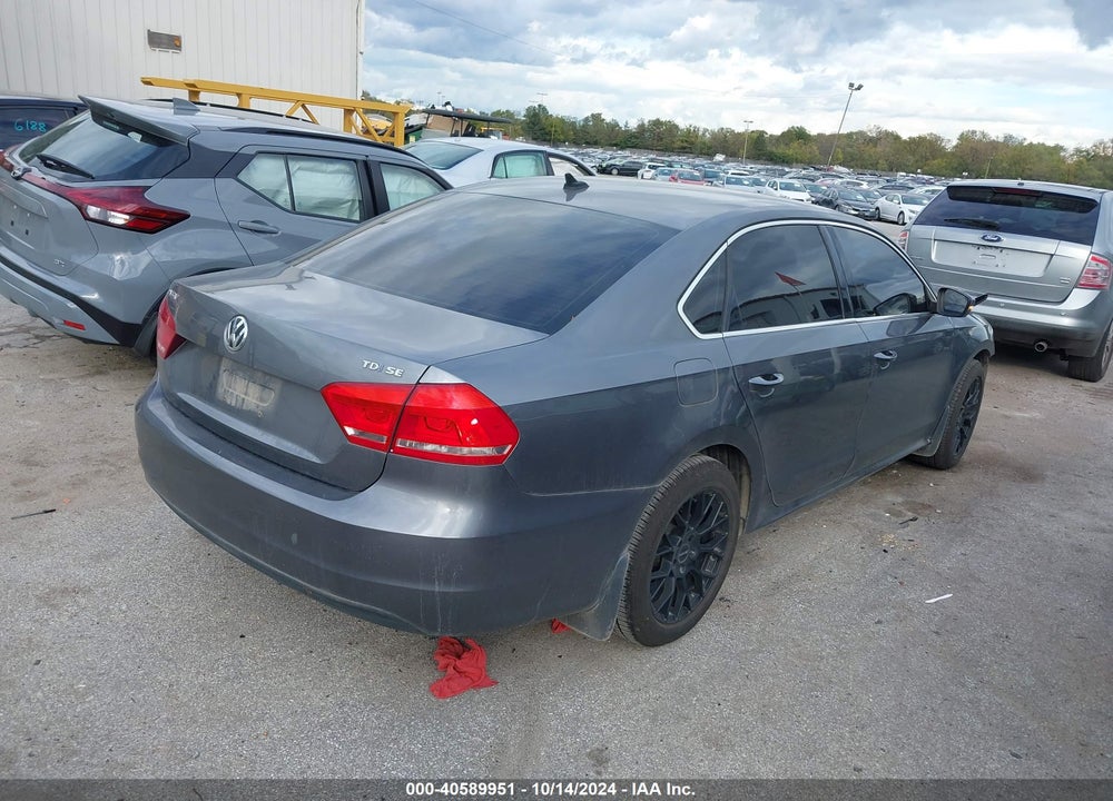 2015 VOLKSWAGEN PASSAT 2.0L TDI SE VIN: 1VWBV7A36FC059537