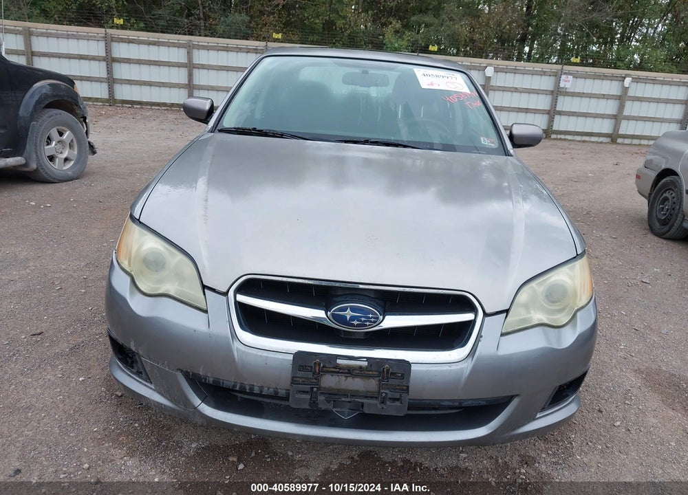 2008 SUBARU LEGACY 2.5I VIN: 4S3BL616087224152