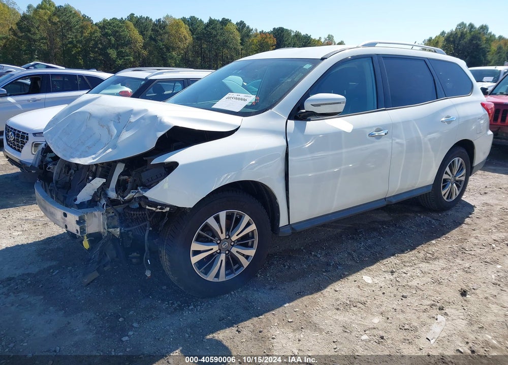 2017 NISSAN PATHFINDER SV VIN: 5N1DR2MNXHC624077