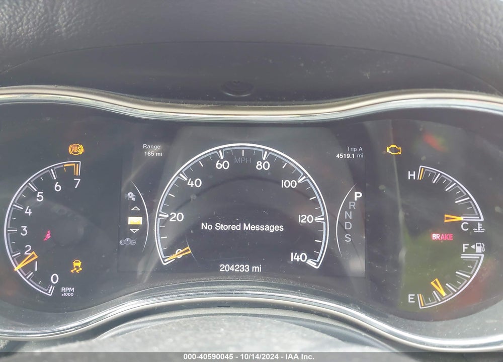 2014 JEEP GRAND CHEROKEE LIMITED VIN: 1C4RJFBG4EC125865