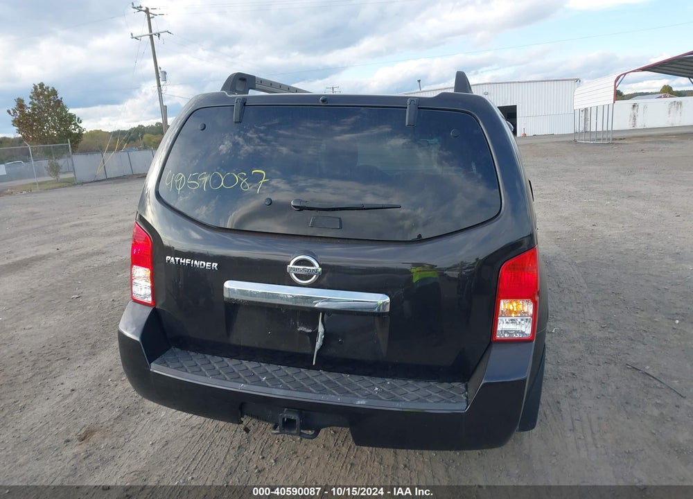 2011 NISSAN PATHFINDER S VIN: 5N1AR1NB5BC611813
