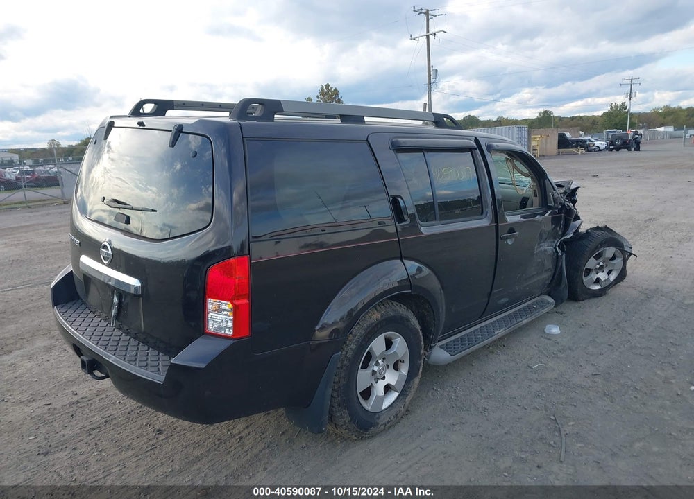 2011 NISSAN PATHFINDER S VIN: 5N1AR1NB5BC611813