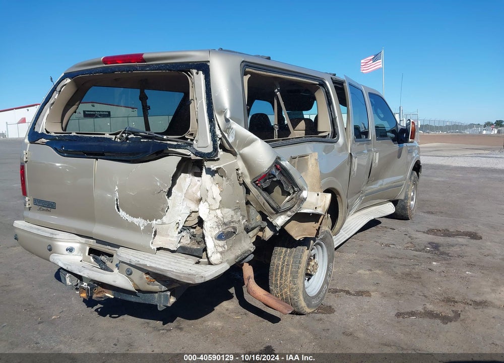 2005 FORD EXCURSION LIMITED VIN: 1FMNU43S25ED44952
