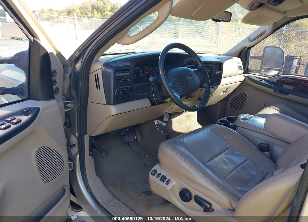 2005 FORD EXCURSION LIMITED VIN: 1FMNU43S25ED44952