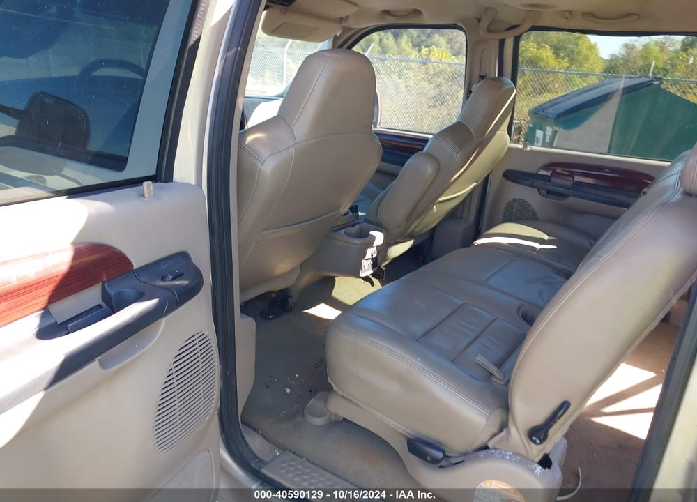 2005 FORD EXCURSION LIMITED VIN: 1FMNU43S25ED44952