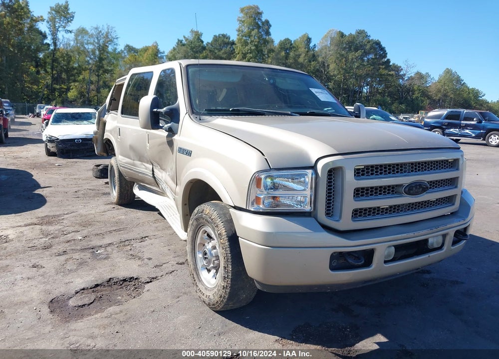 2005 FORD EXCURSION LIMITED VIN: 1FMNU43S25ED44952