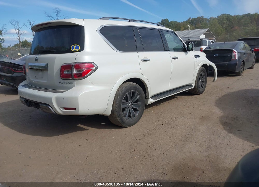 2019 NISSAN ARMADA PLATINUM VIN: JN8AY2NC7K9586484