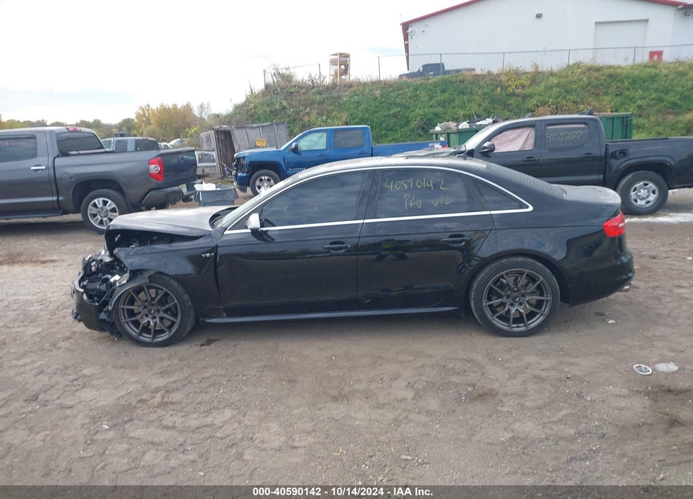 2015 AUDI S4 3.0T PREMIUM PLUS VIN: WAUBGAFL5FA015301