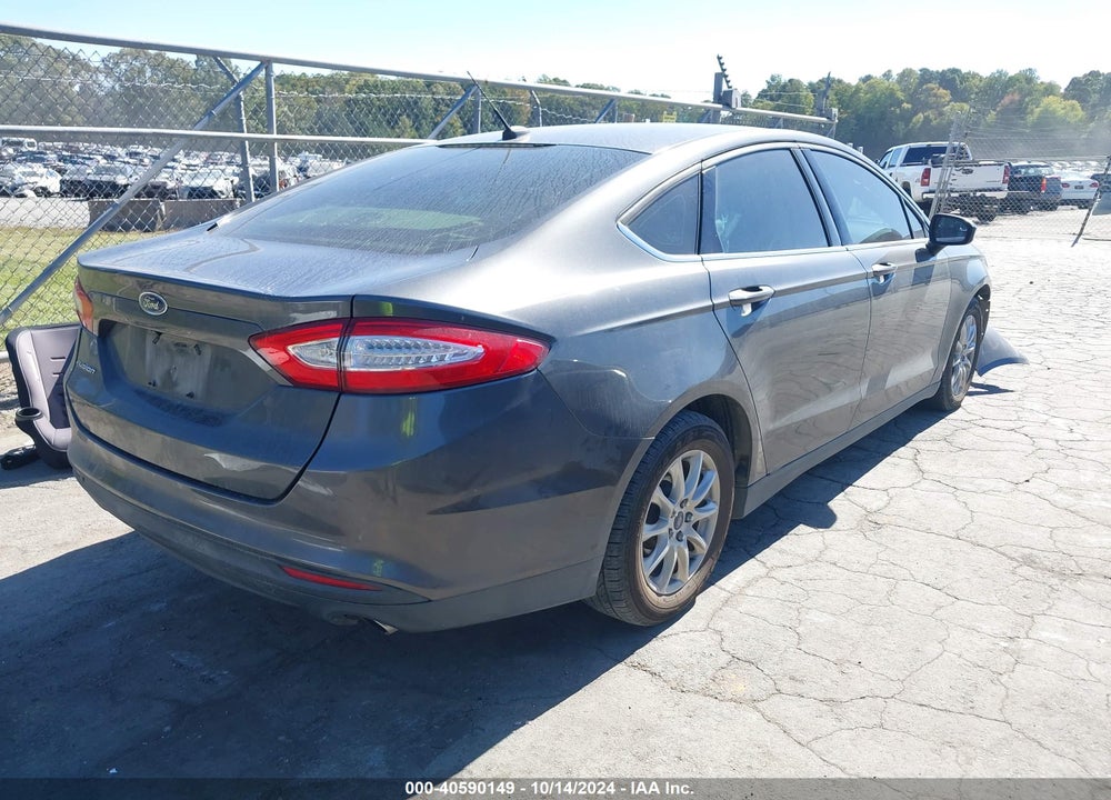 2016 FORD FUSION S VIN: 3FA6P0G75GR311108