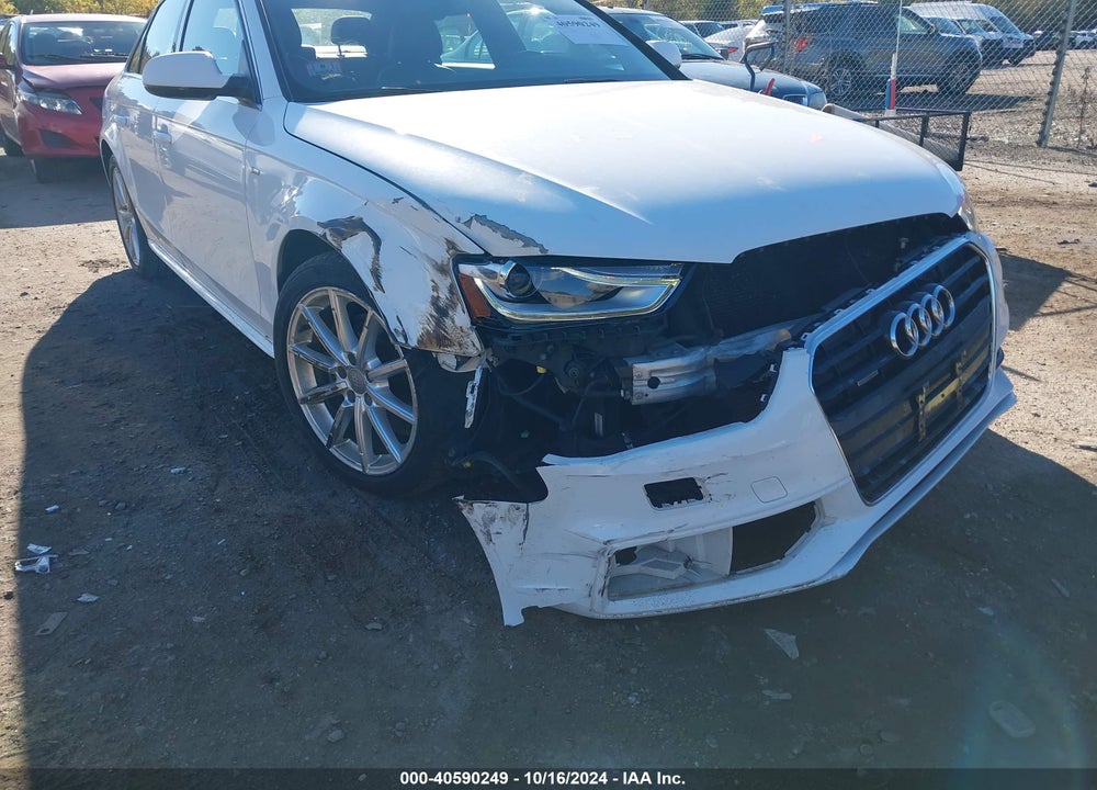 2014 AUDI A4 2.0T PREMIUM VIN: WAUFFAFL8EN022125