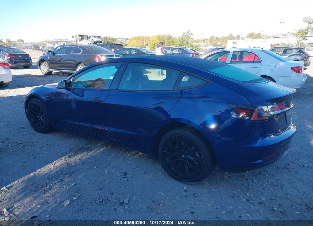 2022 TESLA MODEL 3 REAR-WHEEL DRIVE VIN: 5YJ3E1EA5NF188397