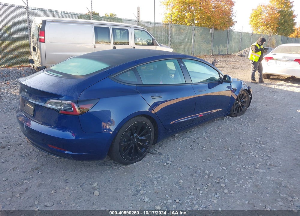 2022 TESLA MODEL 3 REAR-WHEEL DRIVE VIN: 5YJ3E1EA5NF188397